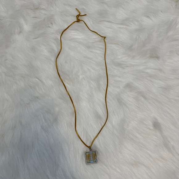 Third Eye Pinecone Pendant and Tigers Eye Beaded Necklace Festival Bundle - Picture 5 of 10